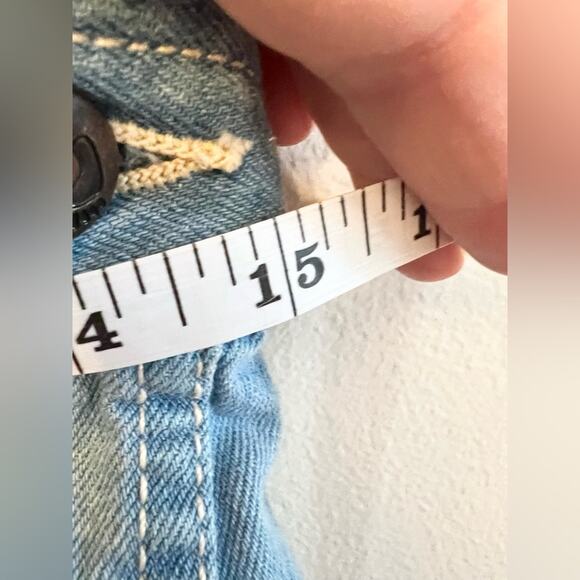 Vintage RARE hang ten 70s overalls denim short overalls summer sanfordized XS - Picture 10 of 11